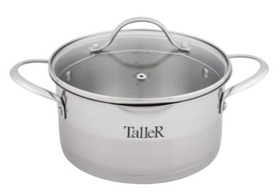 Кастрюли из нержавейки с толстым дном, производство Россия